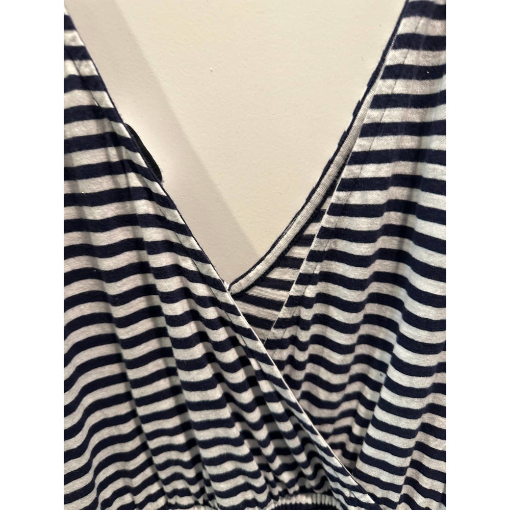 Nordstrom rack STRIPED MAXI DRESS IN NAVY- WHITE BROOKE STRIPE - Picture 10 of 10